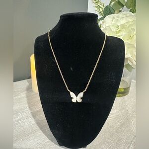 Kate Spade Elegant Gold Butterfly Pendant Necklace